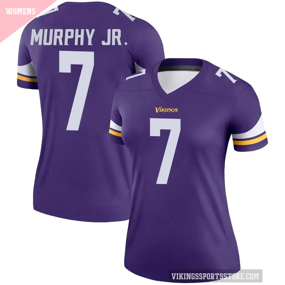 Women's Minnesota Vikings ＃7 Byron Murphy Jr. Purple Legend Jersey
